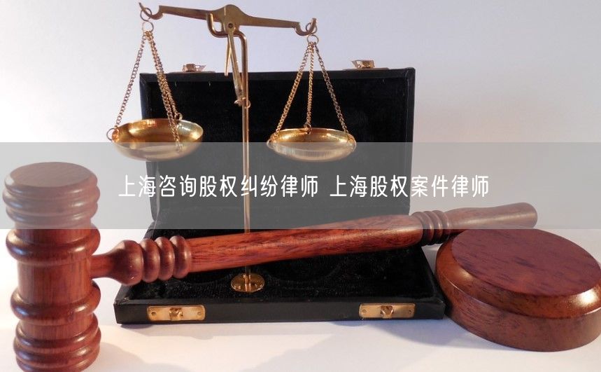 上海咨询股权纠纷律师 上海股权案件律师
